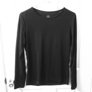 Black Cuddl Duds Climate Smart shirt